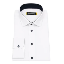 Rugalmas slim fit férfi ing